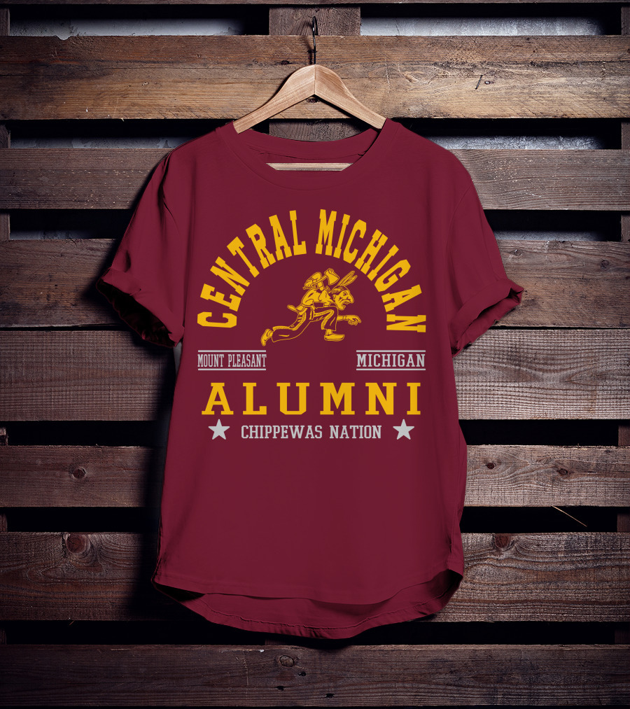 Central Michigan Alumni Mount Pleasant Chippewas Nation T-Shirt