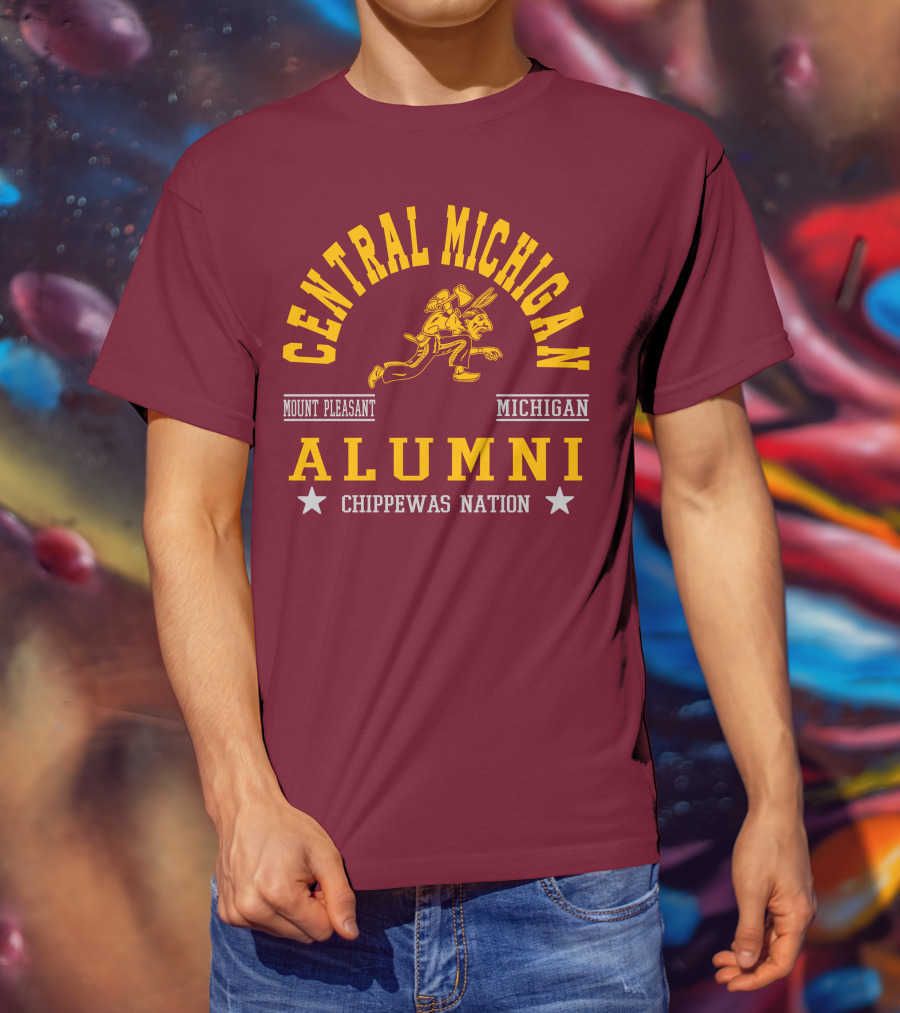 Central Michigan Alumni Mount Pleasant Chippewas Nation T-Shirt