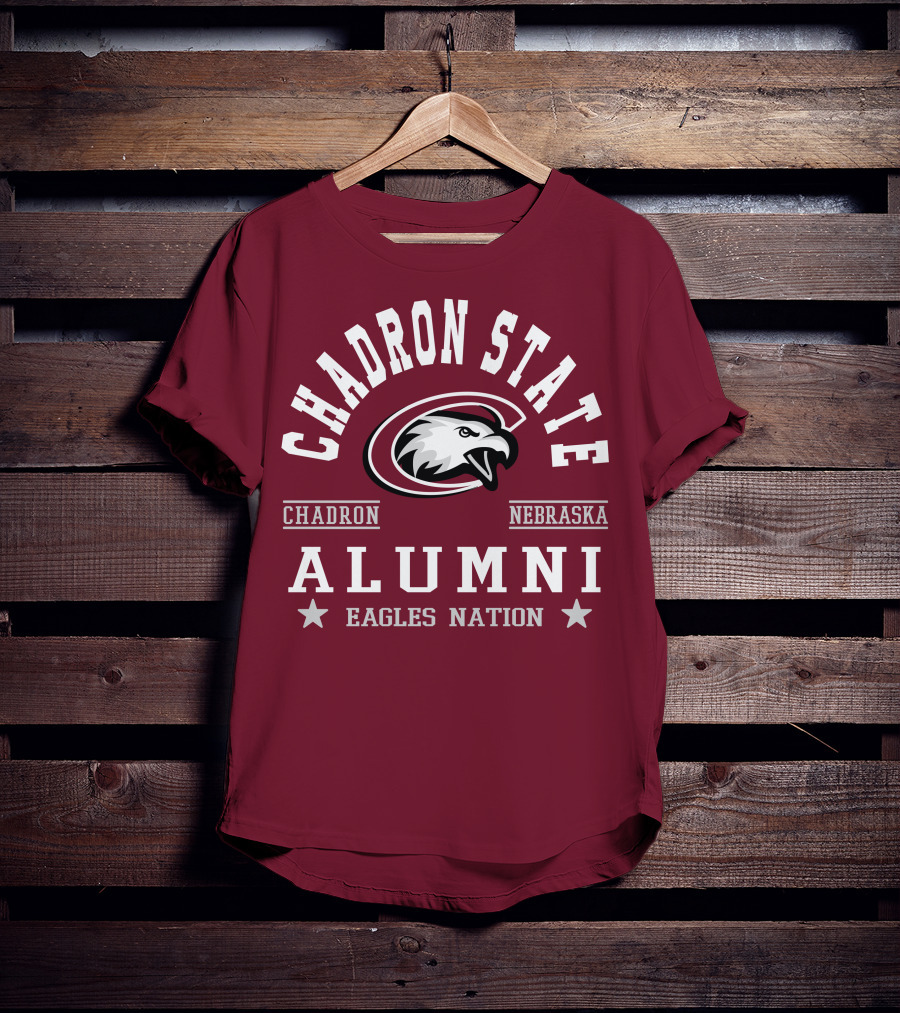 Chadron State Nebraska Alumni Eagles Nation T-Shirt