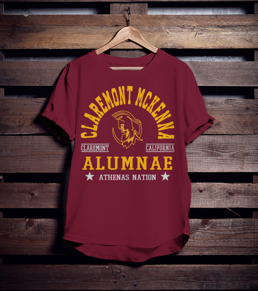 Claremont McKenna Alumnae Athenas Nation California T-Shirt