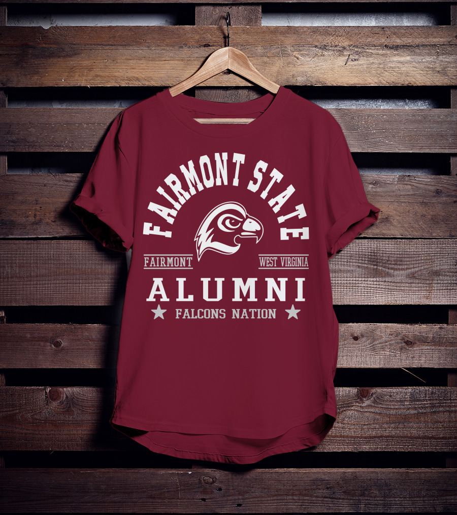 Fairmont State Alumni Falcons Nation West Virginia T-Shirt