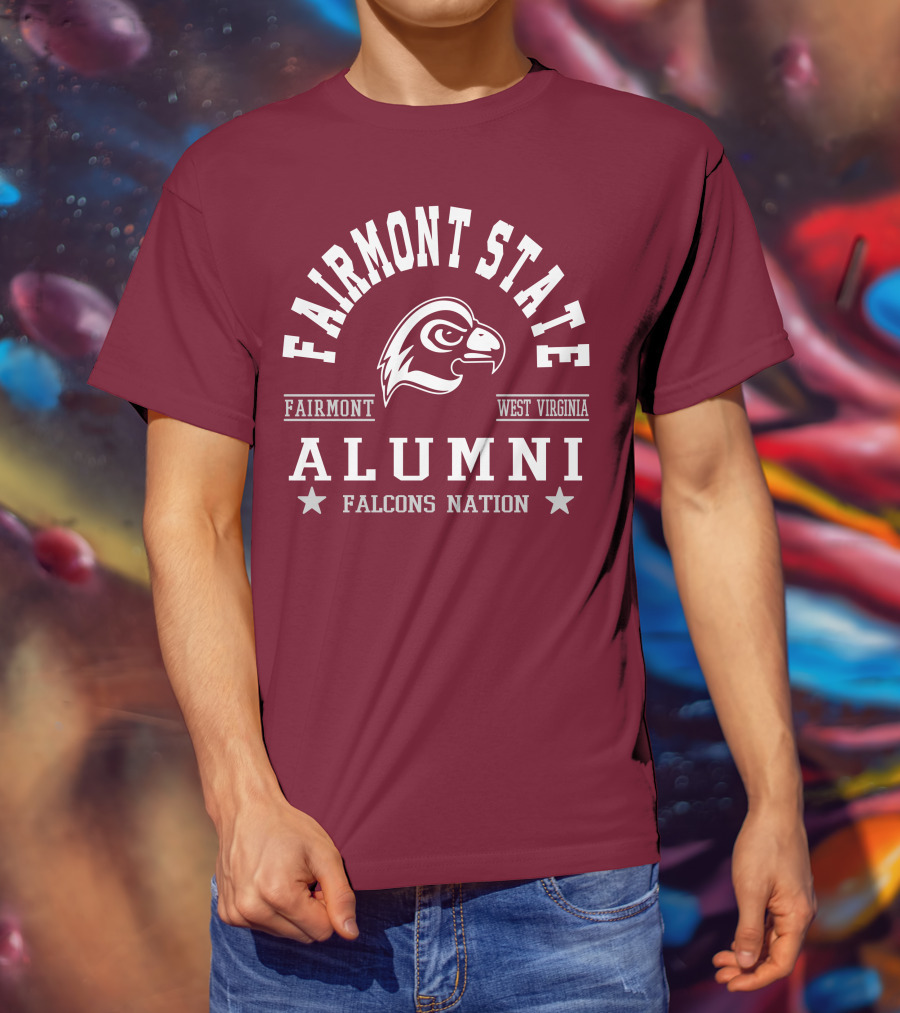 Fairmont State Alumni Falcons Nation West Virginia T-Shirt