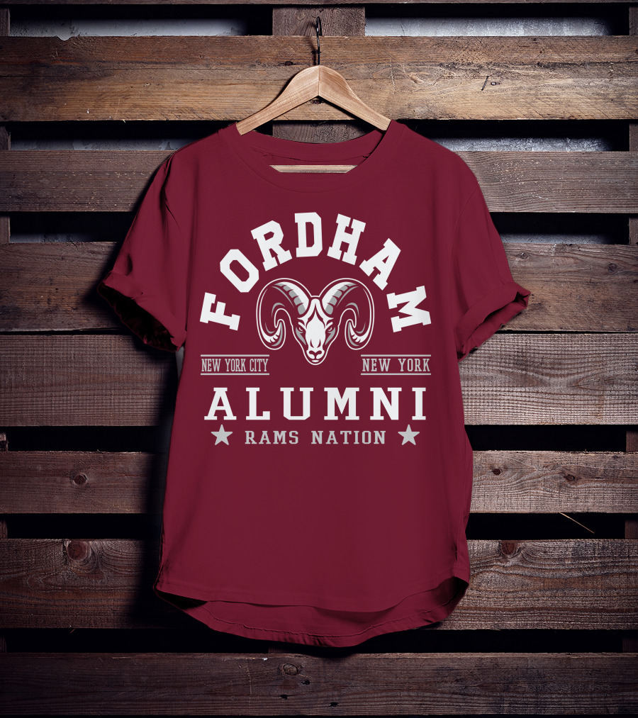 Fordham Alumni New York City Rams Nation T-Shirt