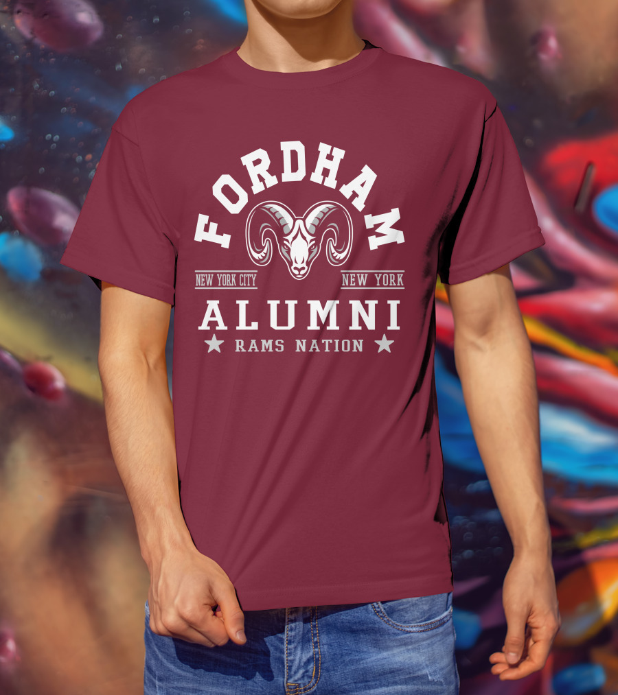 Fordham Alumni New York City Rams Nation T-Shirt