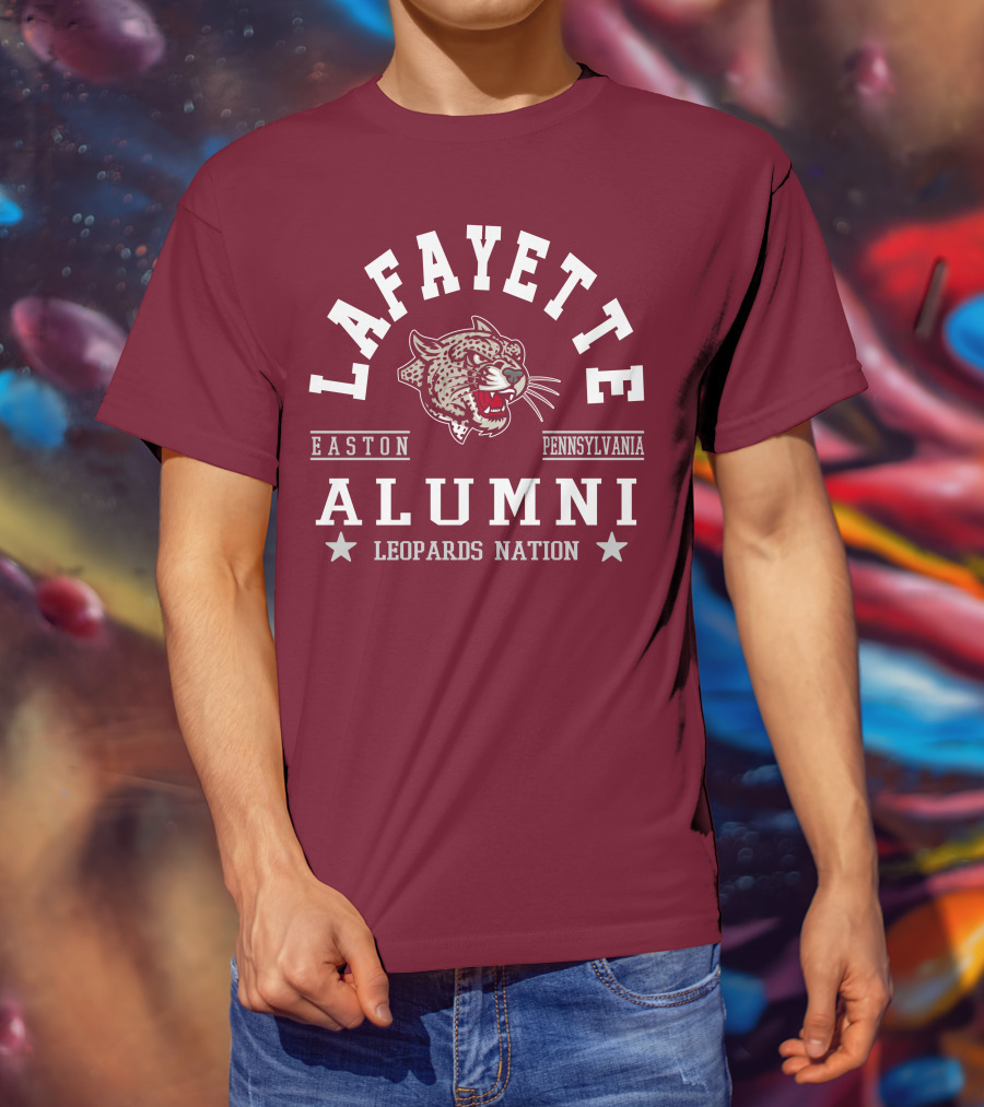 Lafayette College Alumni Leopards Nation Easton Pennsylvania T-Shirt