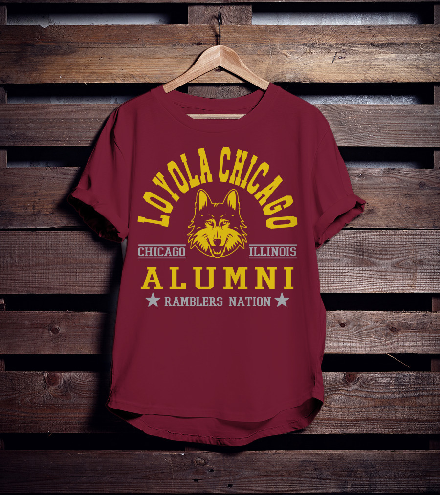 Loyola Chicago Illinois Alumni Ramblers Nation T-Shirt