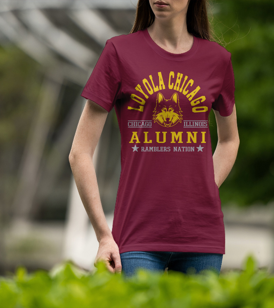 Loyola Chicago Illinois Alumni Ramblers Nation T-Shirt