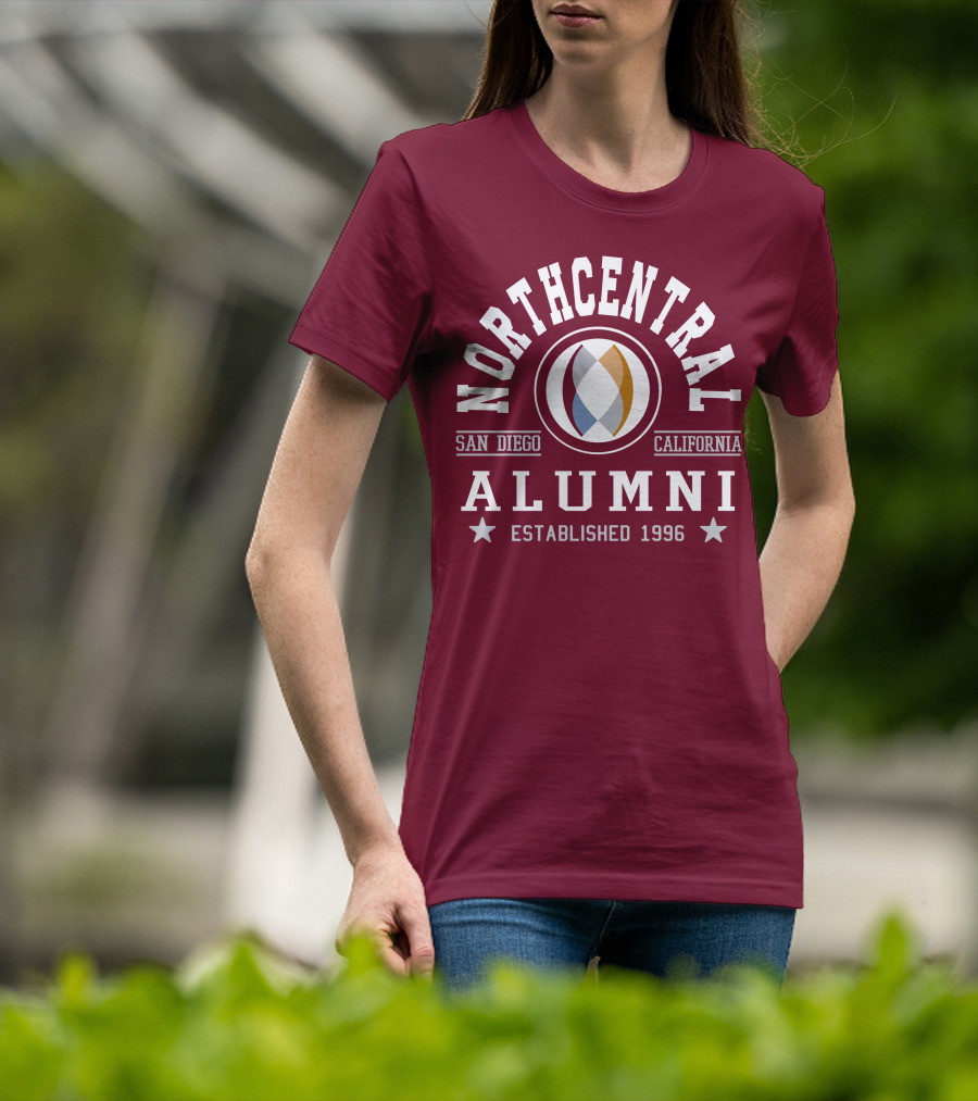 Northcentral Alumni San Diego California Established 1996 T-Shirt
