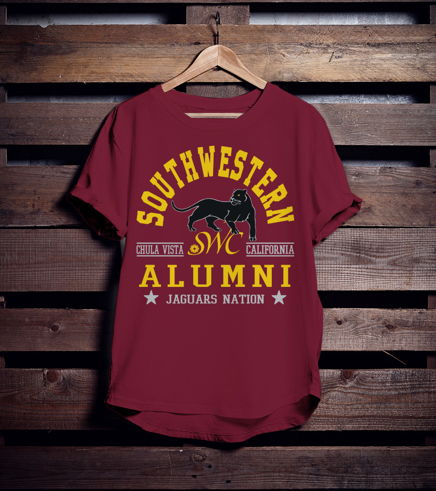 Southwestern Alumni Chula Vista California Jaguars Nation SWC T-Shirt