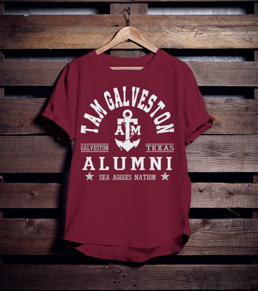TAM Galveston Texas Alumni Sea Aggies Nation T-Shirt