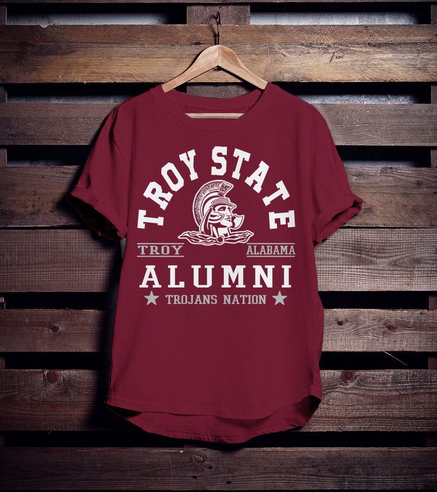 Troy State Alumni Trojans Nation Alabama T-Shirt
