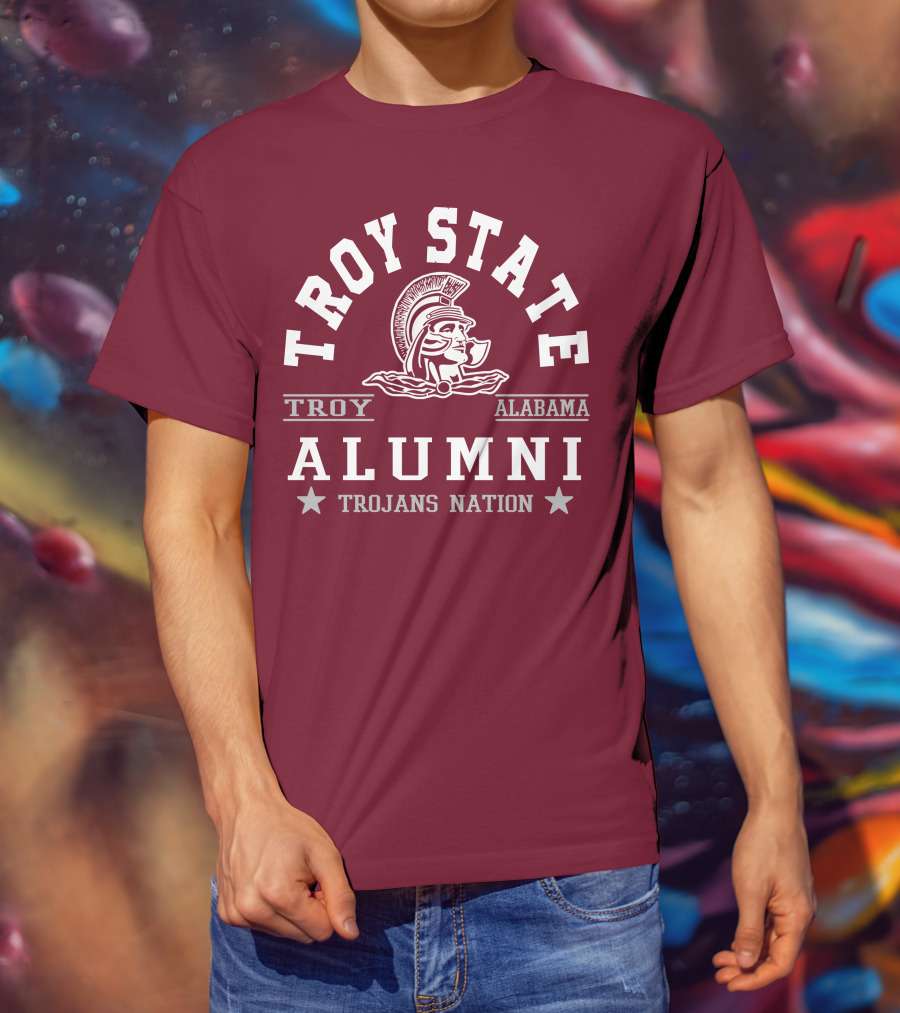 Troy State Alumni Trojans Nation Alabama T-Shirt
