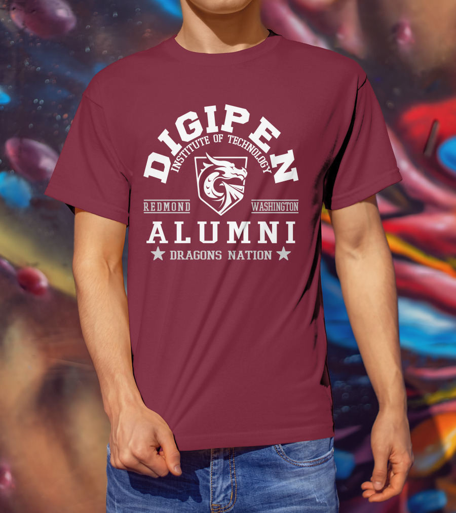 DigiPen Institute Of Technology Alumni Redmond Washington Dragons Nation T-Shirt