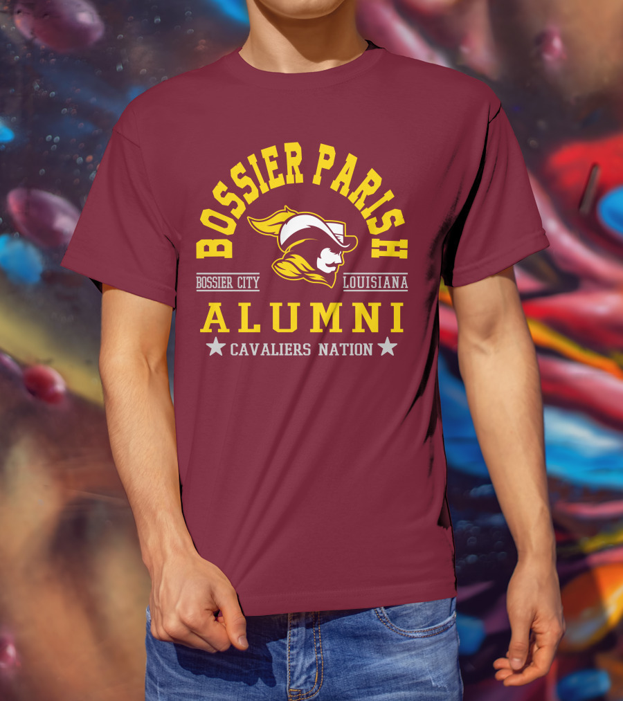 Bossier Parish Bossier City Louisiana Alumni Cavaliers Nation T-Shirt