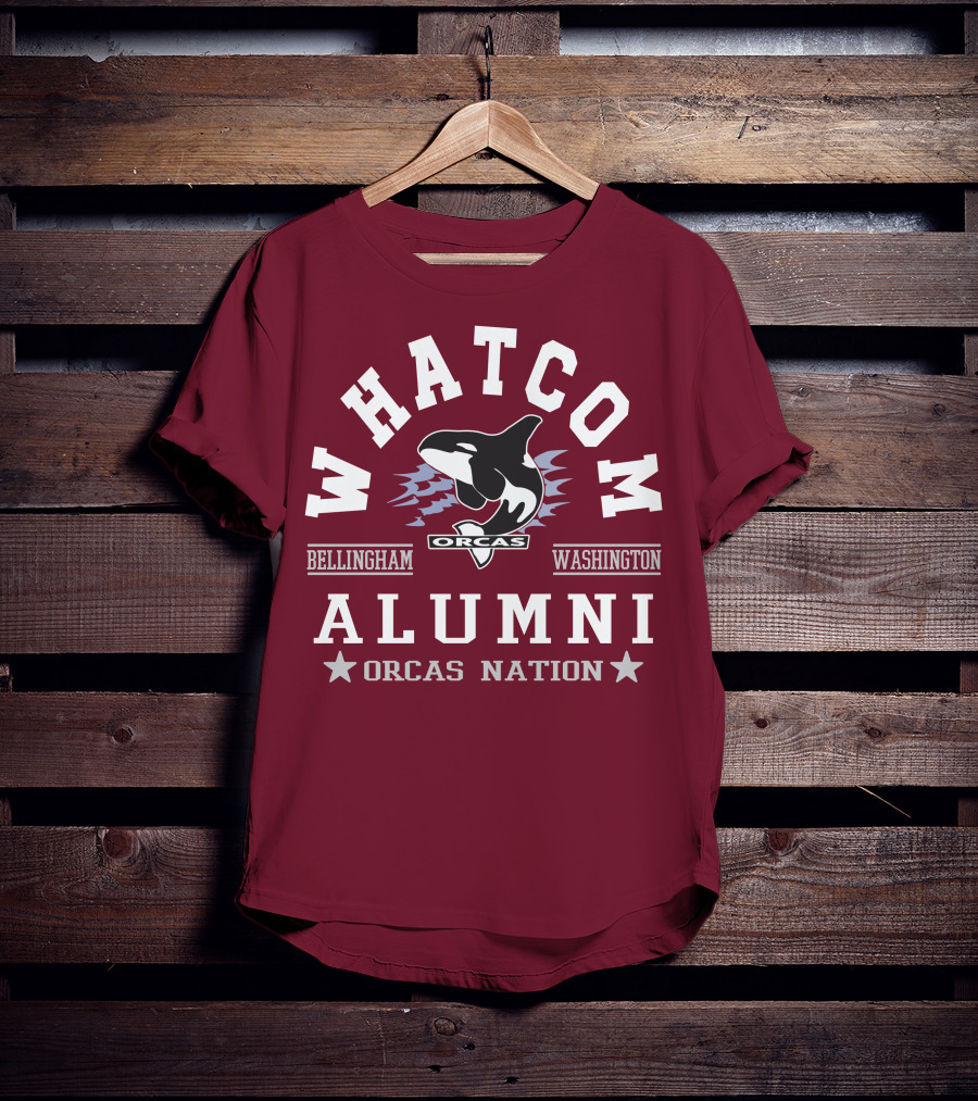Whatcom Alumni Orcas Nation Bellingham Washington T-Shirt