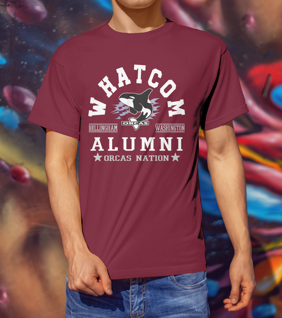 Whatcom Alumni Orcas Nation Bellingham Washington T-Shirt