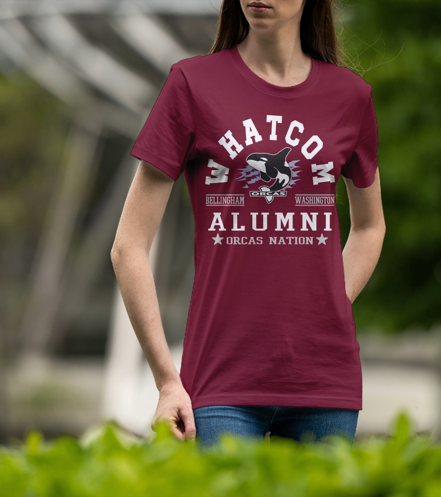 Whatcom Alumni Orcas Nation Bellingham Washington T-Shirt