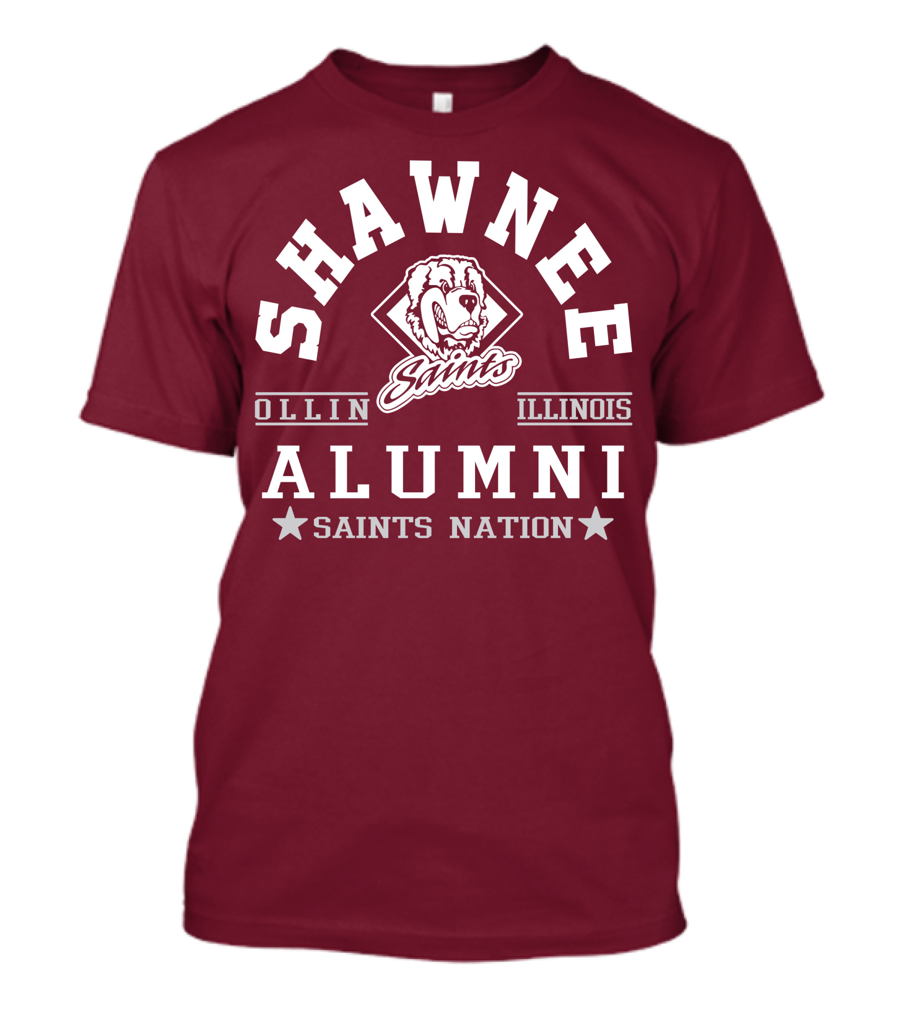 Shawnee Saints Alumni Olney Illinois Saints Nation T-Shirt