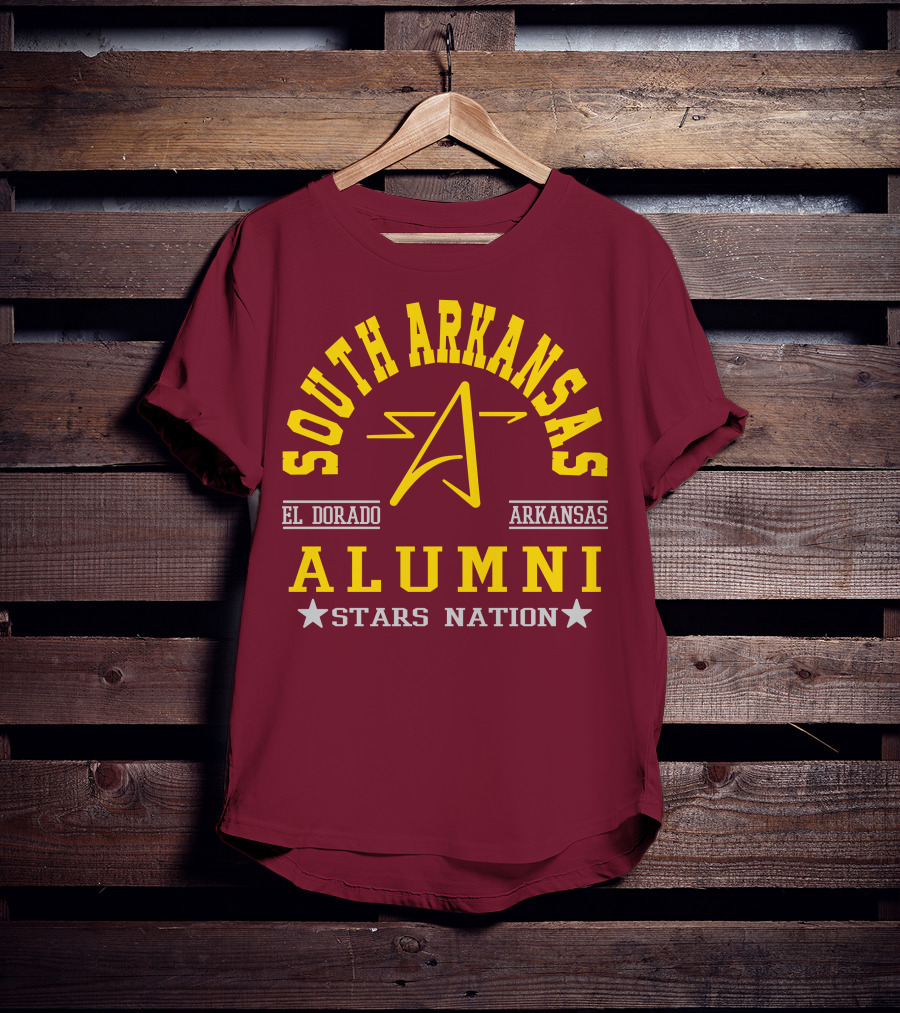 South Arkansas El Dorado Alumni Stars Nation Arkansas T-Shirt