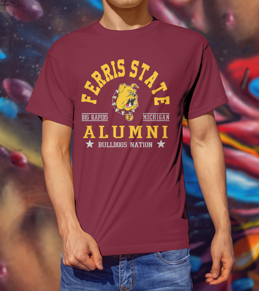 Ferris State Alumni Bulldogs Nation Big Rapids Michigan T-Shirt