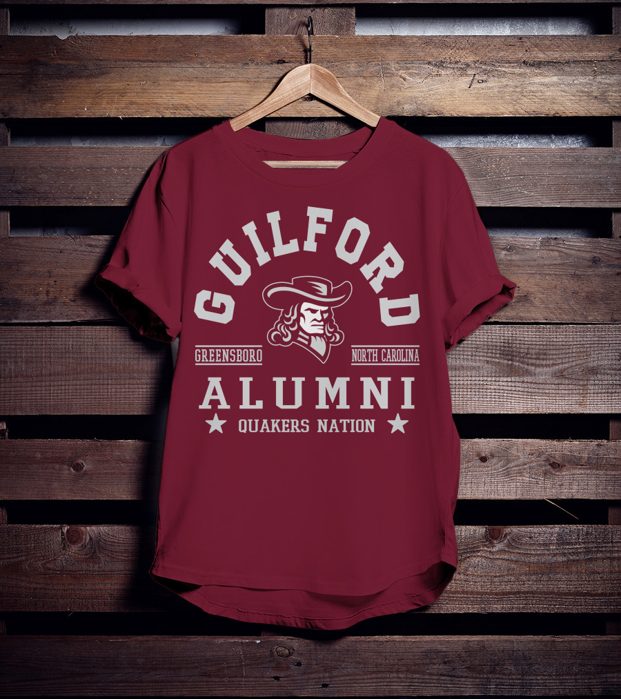 Guilford Alumni Quakers Nation Greensboro North Carolina T-Shirt