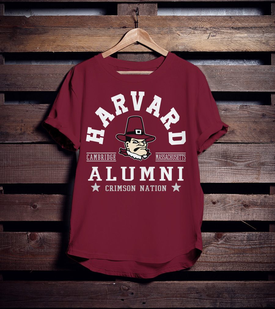 Harvard Alumni Cambridge Massachusetts Crimson Nation T-Shirt