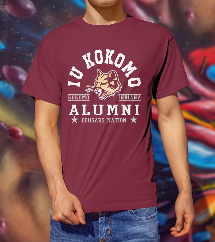 IU Kokomo Alumni Cougars Nation Kokomo Indiana T-Shirt
