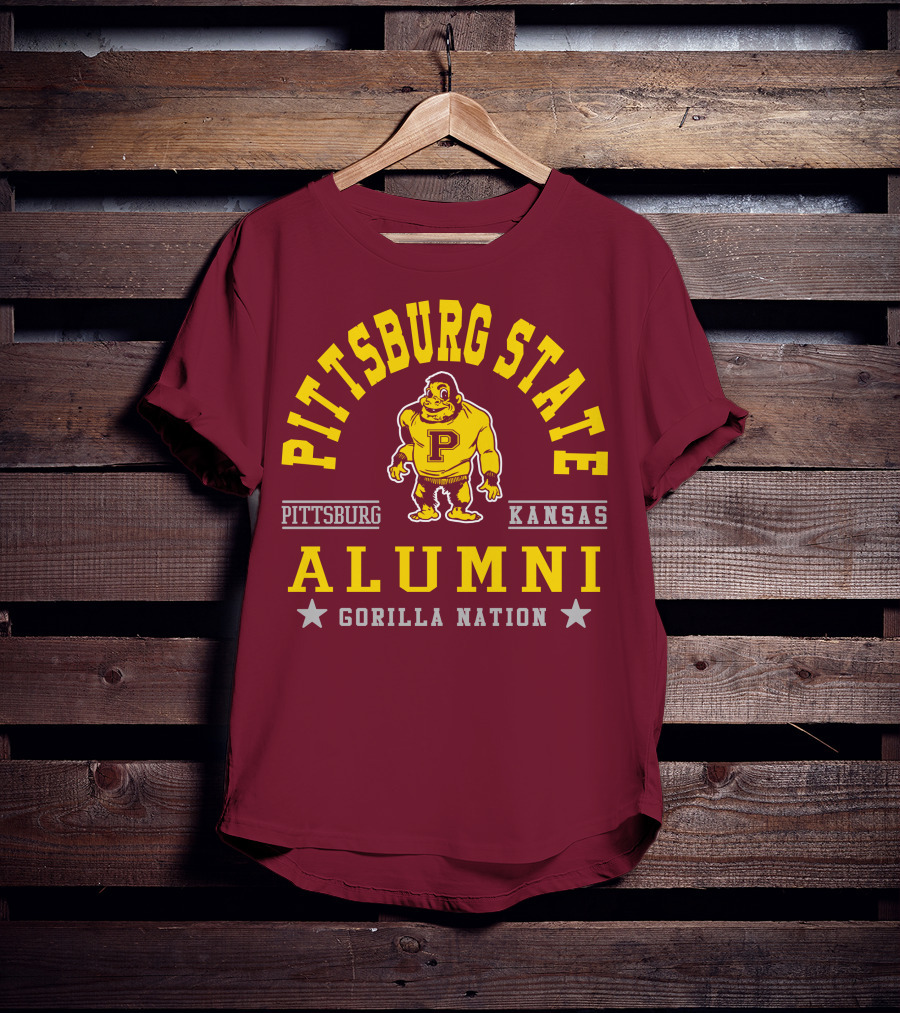 Pittsburg State Alumni Gorilla Nation Kansas T-Shirt