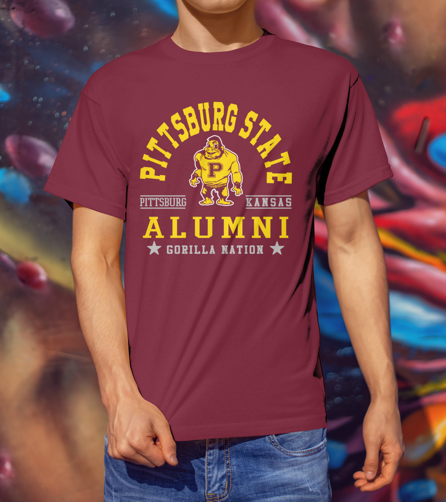 Pittsburg State Alumni Gorilla Nation Kansas T-Shirt