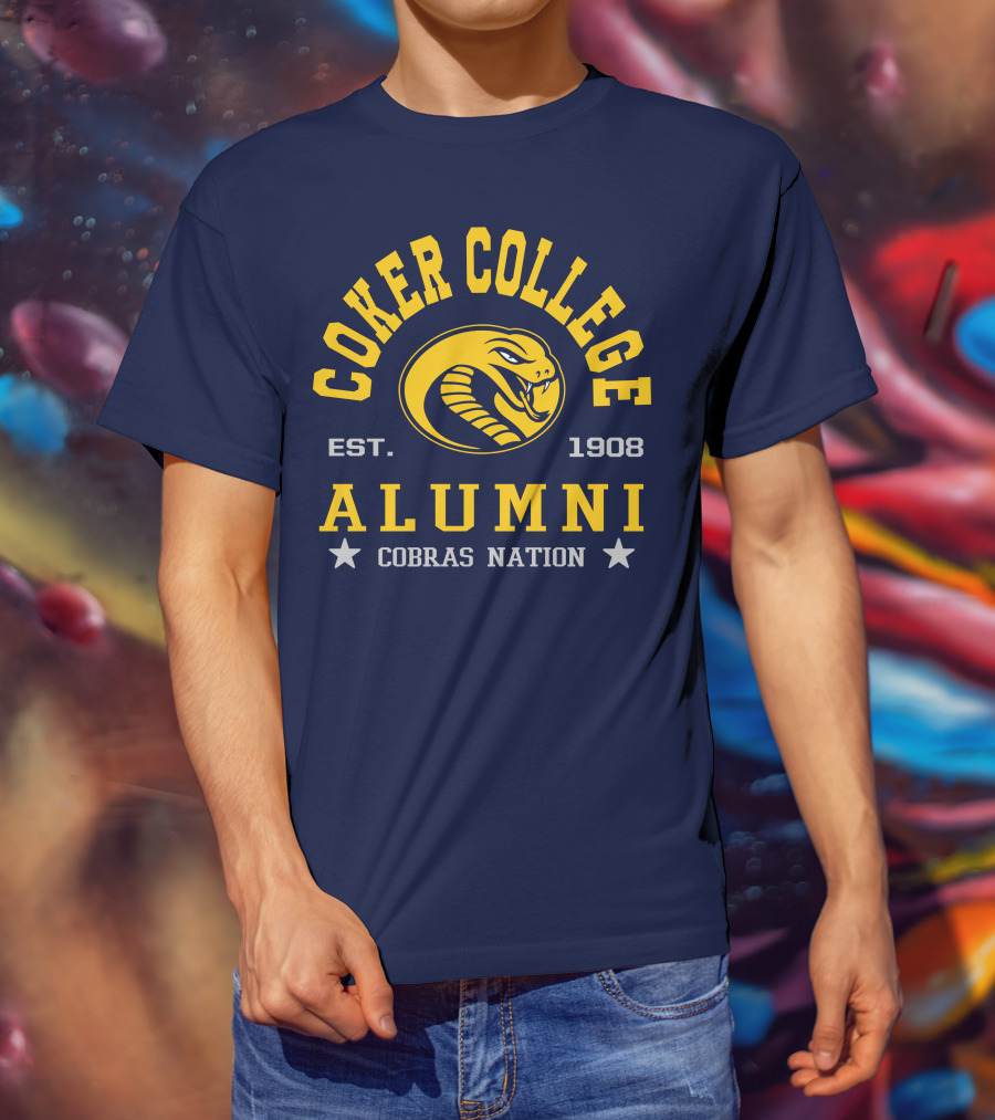 Coker College Alumni Cobras Nation Est. 1908 T-Shirt