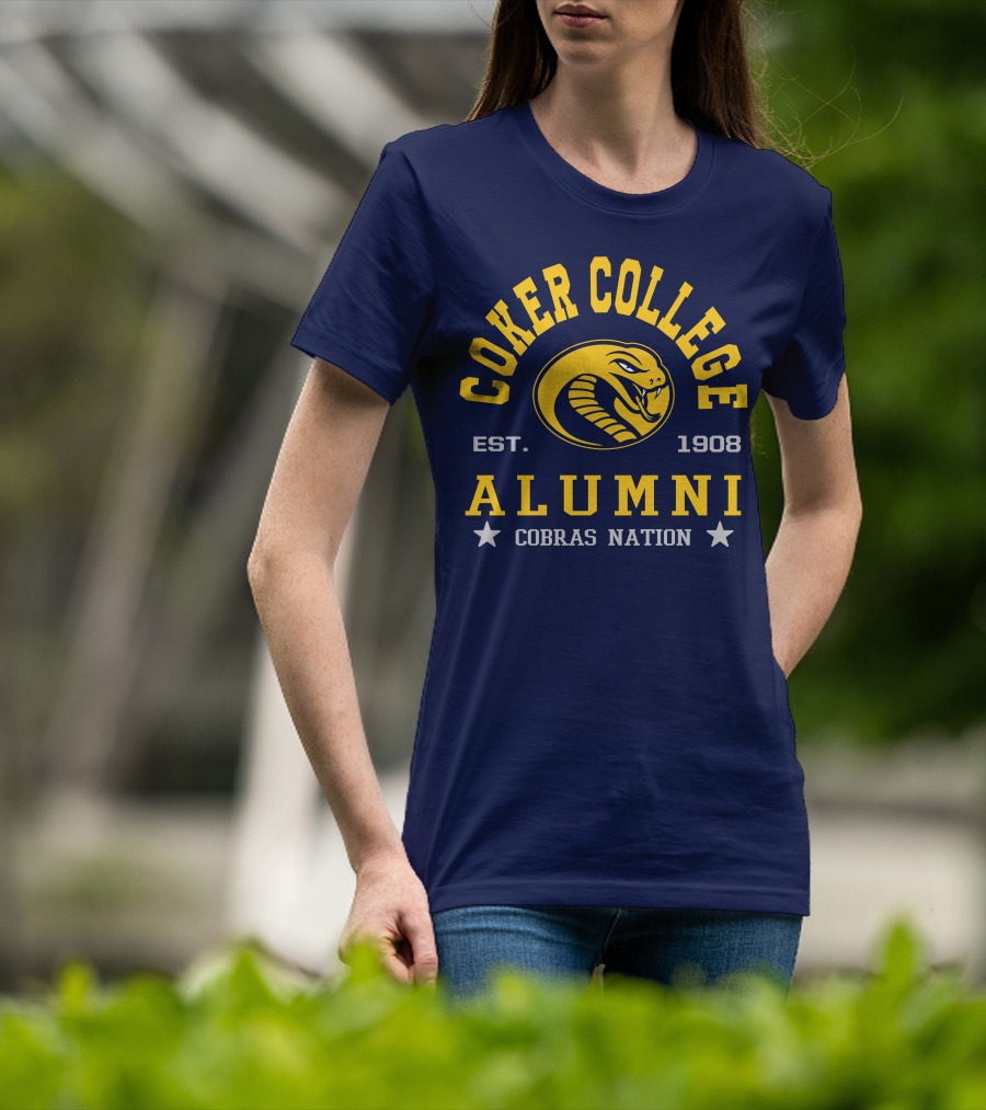 Coker College Alumni Cobras Nation Est. 1908 T-Shirt