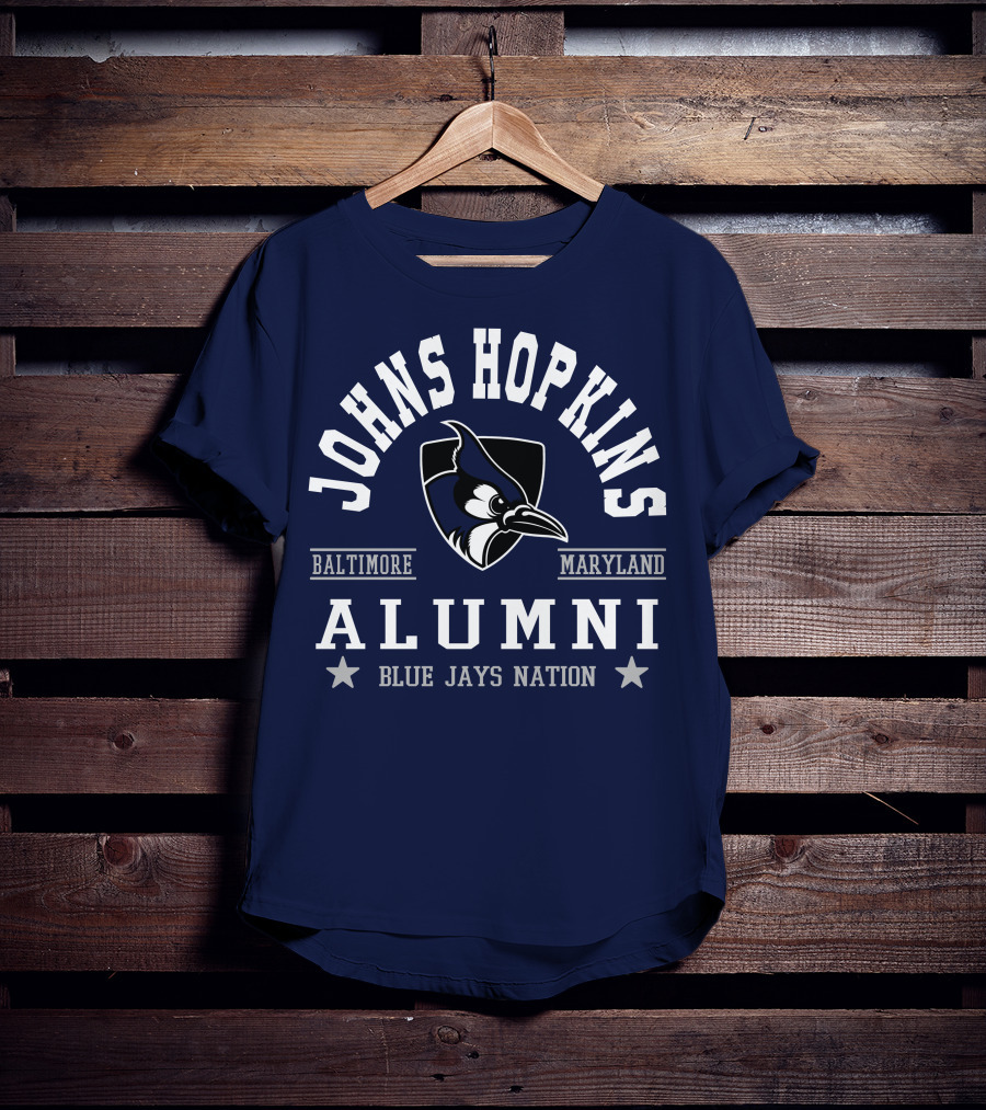 Johns Hopkins Alumni Blue Jays Nation Baltimore Maryland T-Shirt