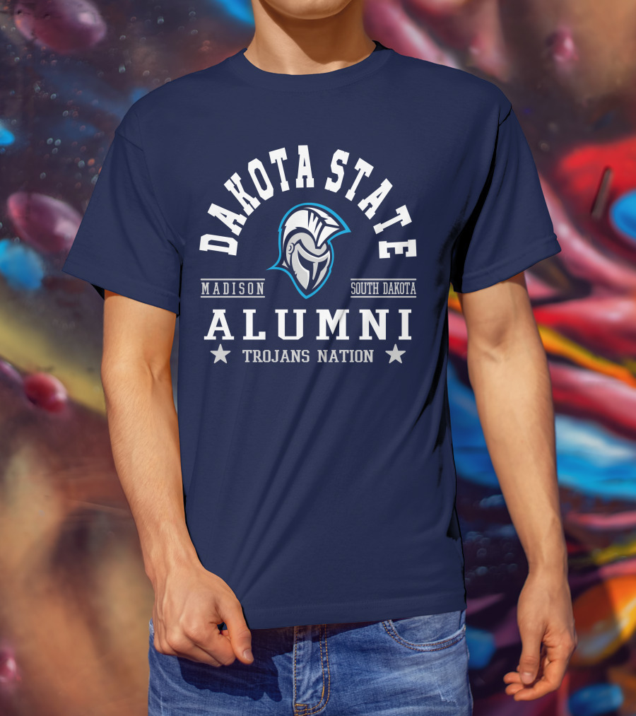 Dakota State Alumni Madison South Dakota Trojans Nation T-Shirt