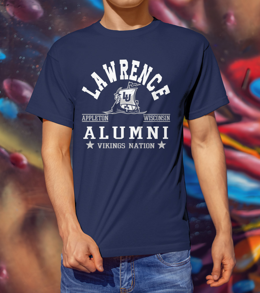 Lawrence Alumni Vikings Nation Appleton Wisconsin T-Shirt