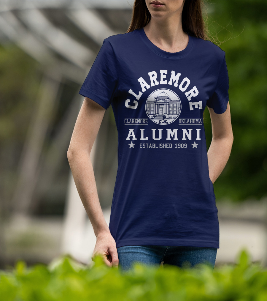 Claremore Oklahoma CJC Alumni Established 1909 T-Shirt