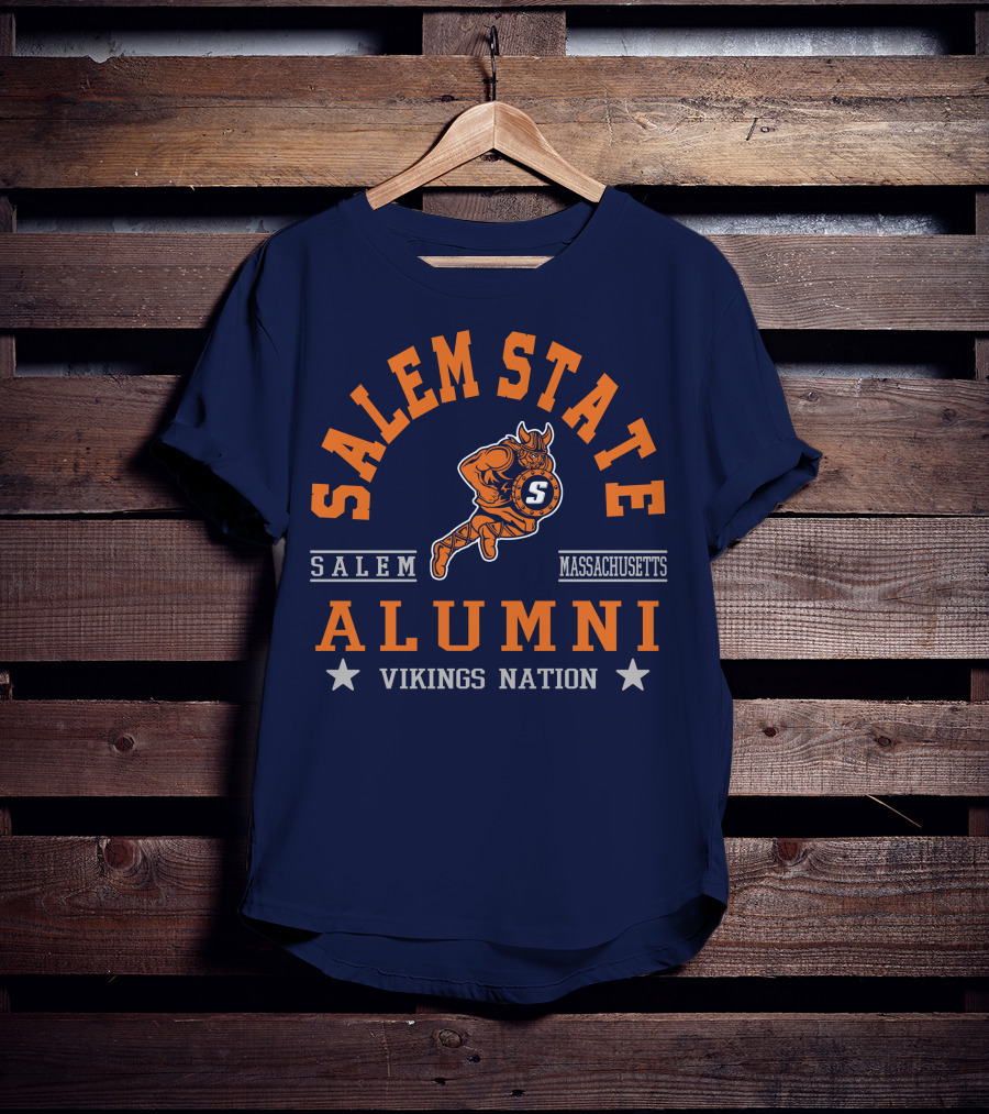 Salem State Massachusetts Alumni Vikings Nation T-Shirt