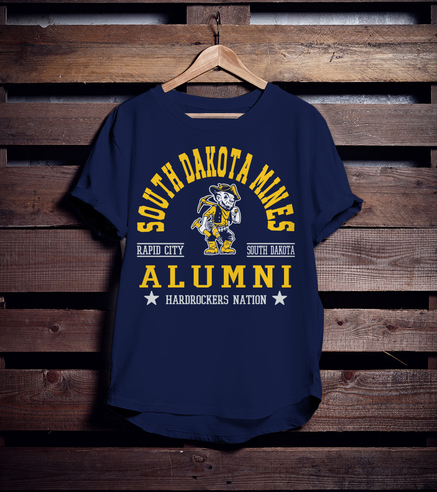 South Dakota Mines Rapid City Hardrockers Nation Alumni T-Shirt