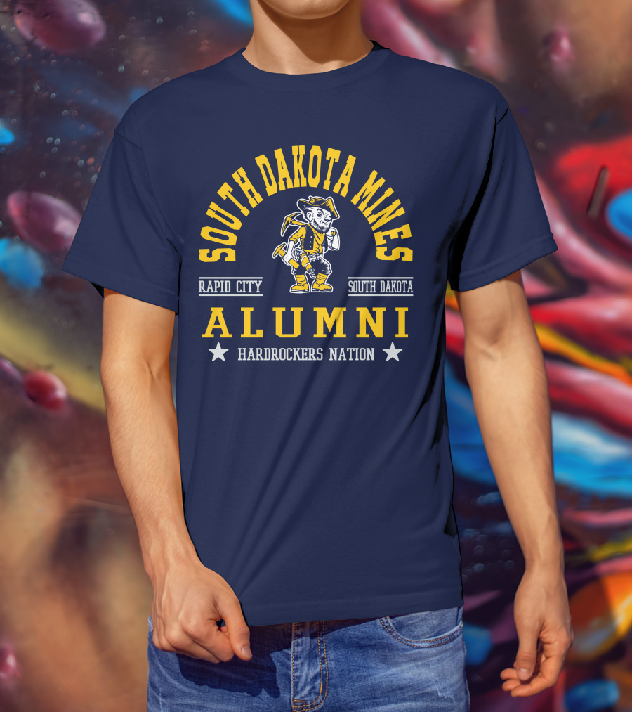 South Dakota Mines Rapid City Hardrockers Nation Alumni T-Shirt
