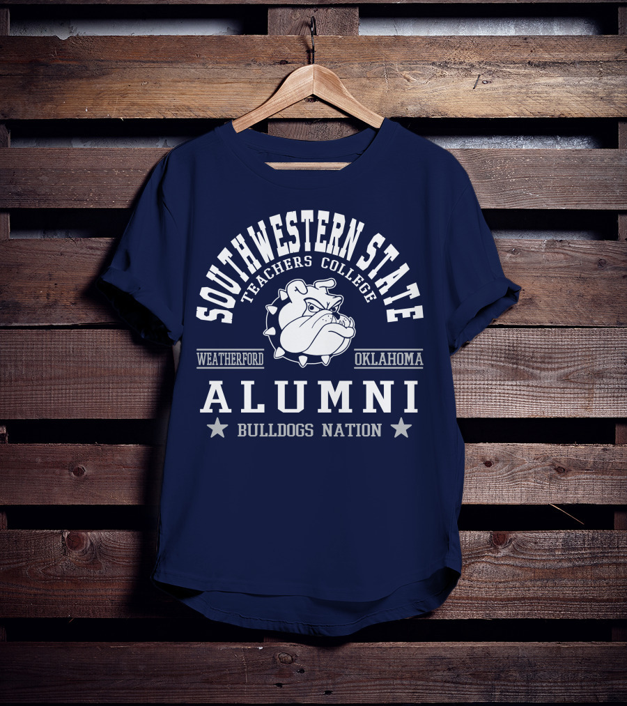 Southwestern State Teachers College Alumni Bulldogs Nation Weatherford Oklahoma T-Shirt