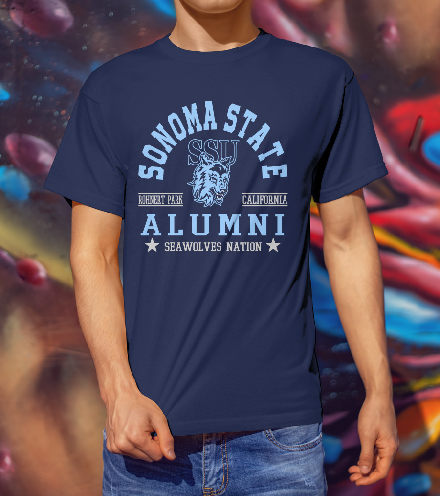 Sonoma State Alumni SSU Seawolves Nation Rohnert Park California T-Shirt