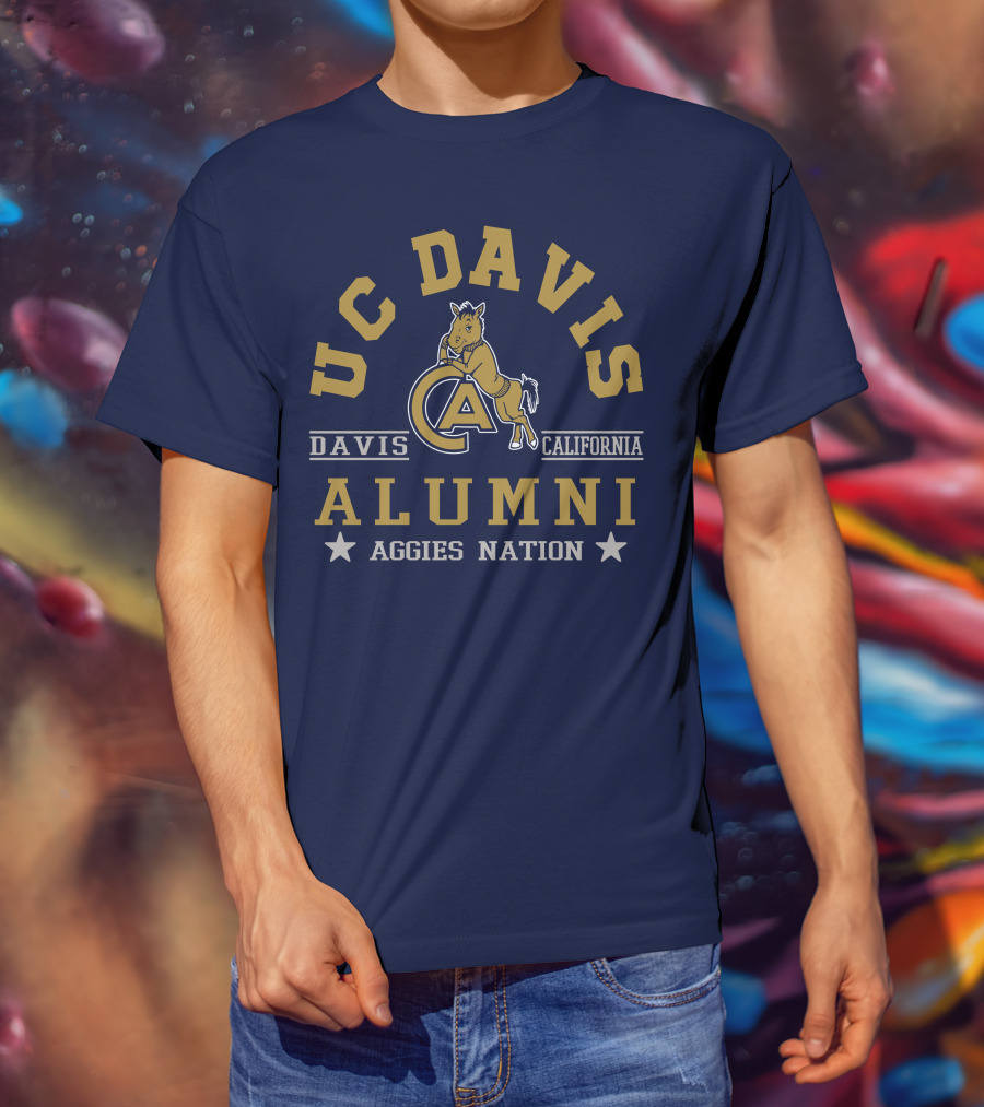 UC Davis Alumni Aggies Nation Davis California T-Shirt