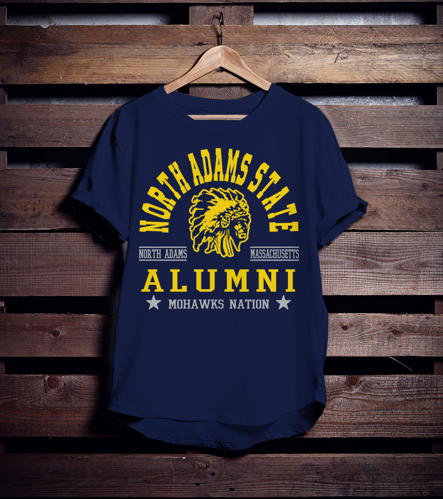 North Adams State Alumni Mohawks Nation Massachusetts T-Shirt