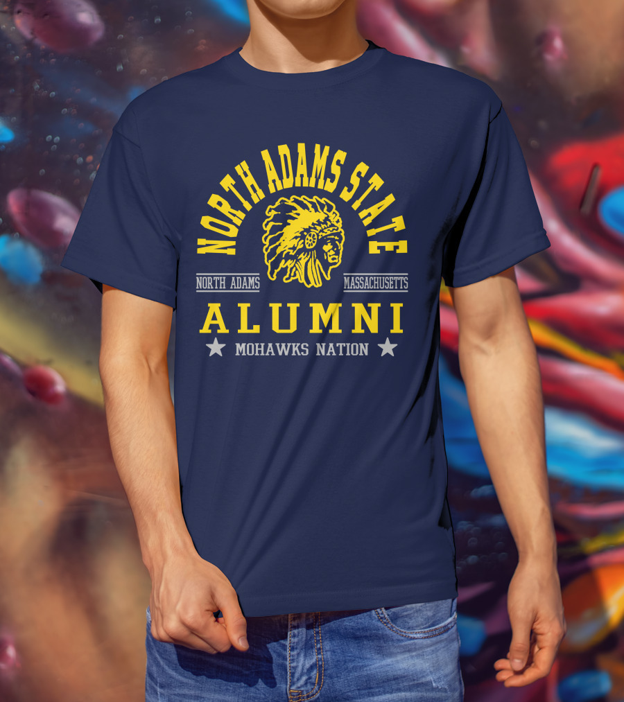 North Adams State Alumni Mohawks Nation Massachusetts T-Shirt
