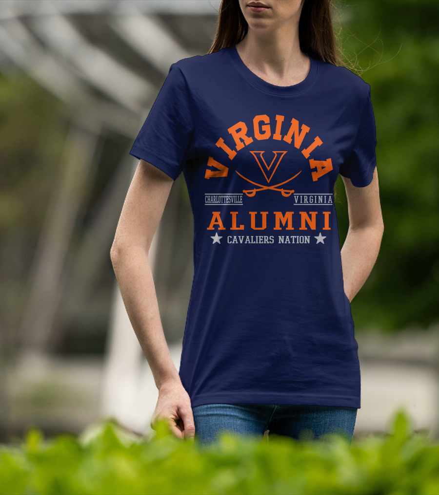 Virginia Alumni Cavaliers Nation Charlottesville Virginia T-Shirt