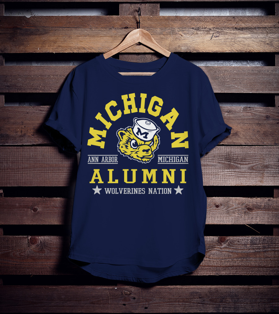 Michigan Alumni Wolverines Nation Ann Arbor Michigan T-Shirt