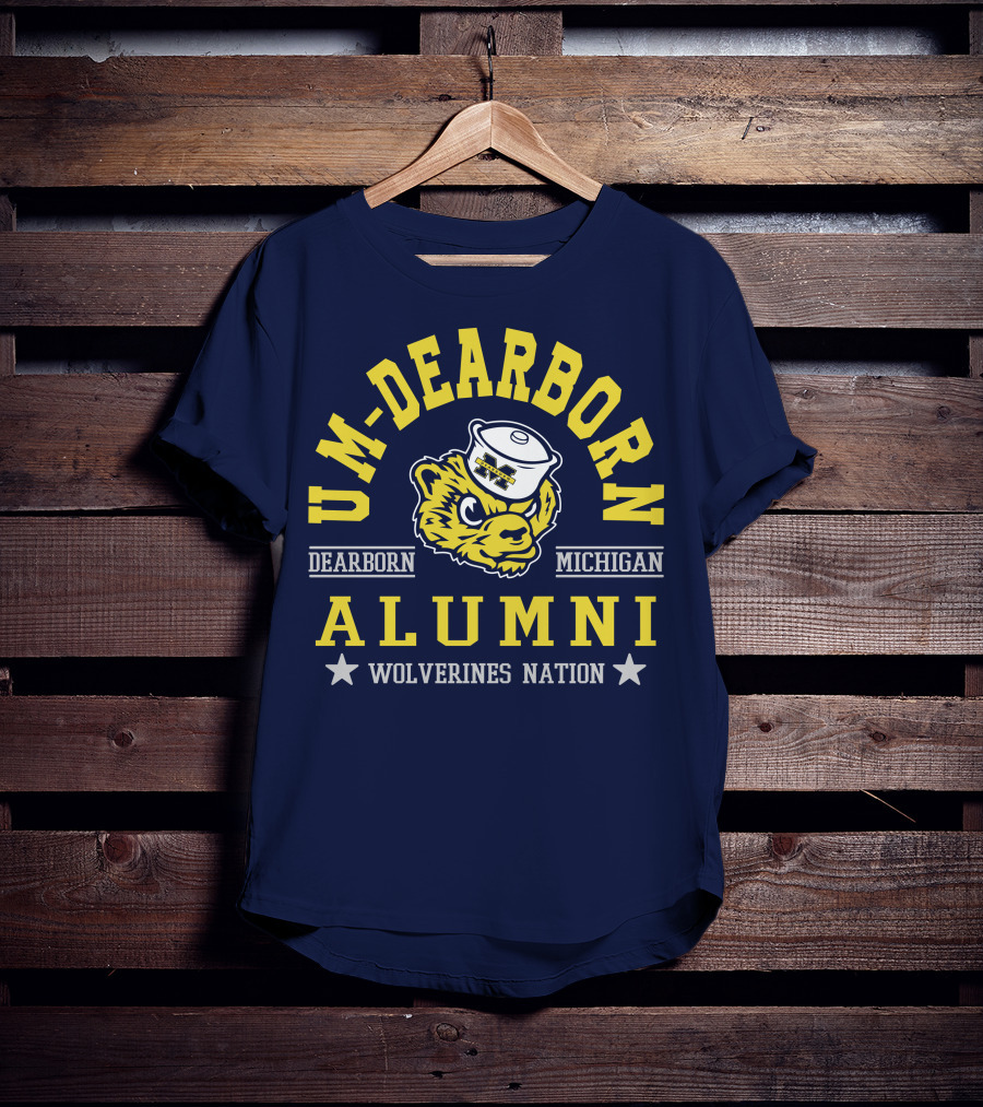UM-Dearborn Alumni Wolverines Nation Dearborn Michigan T-Shirt