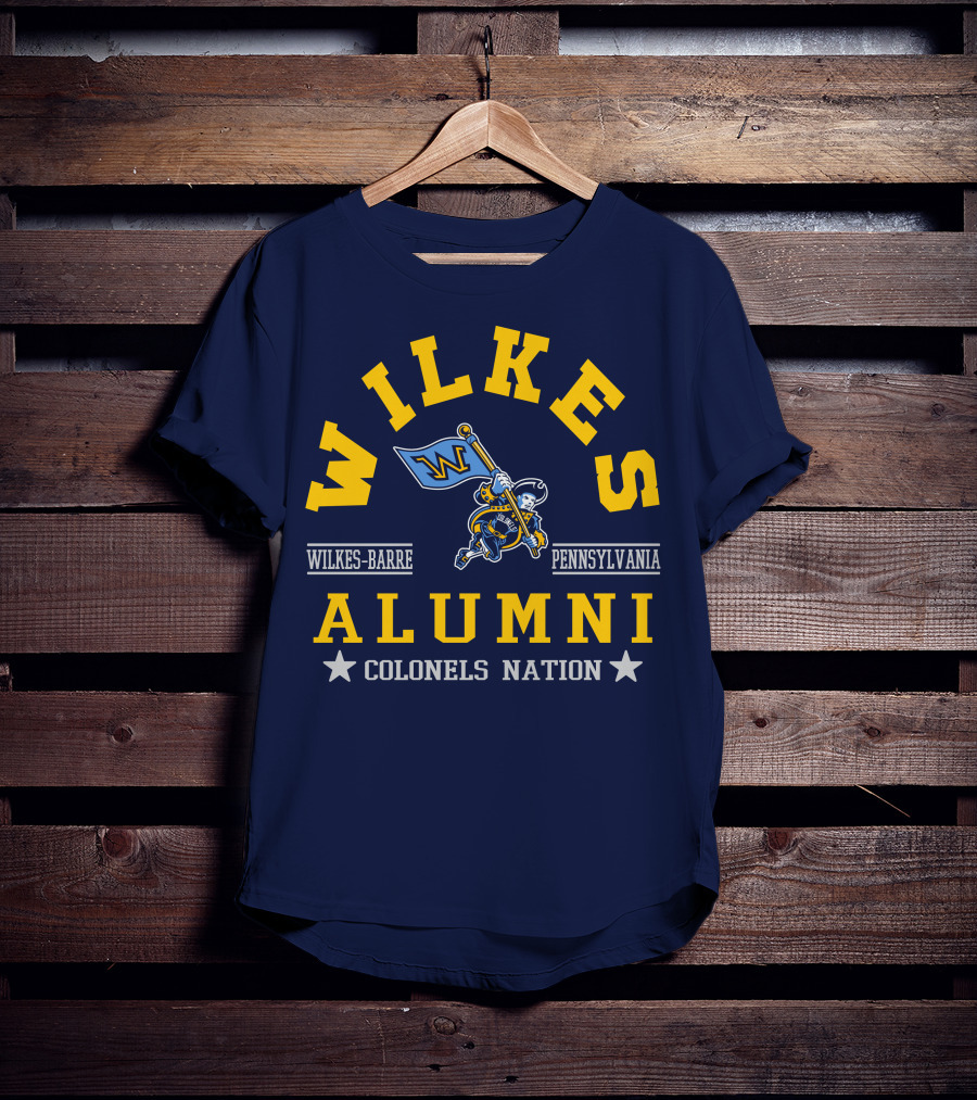 Wilkes Alumni Wilkes-Barre Pennsylvania Colonels Nation T-Shirt