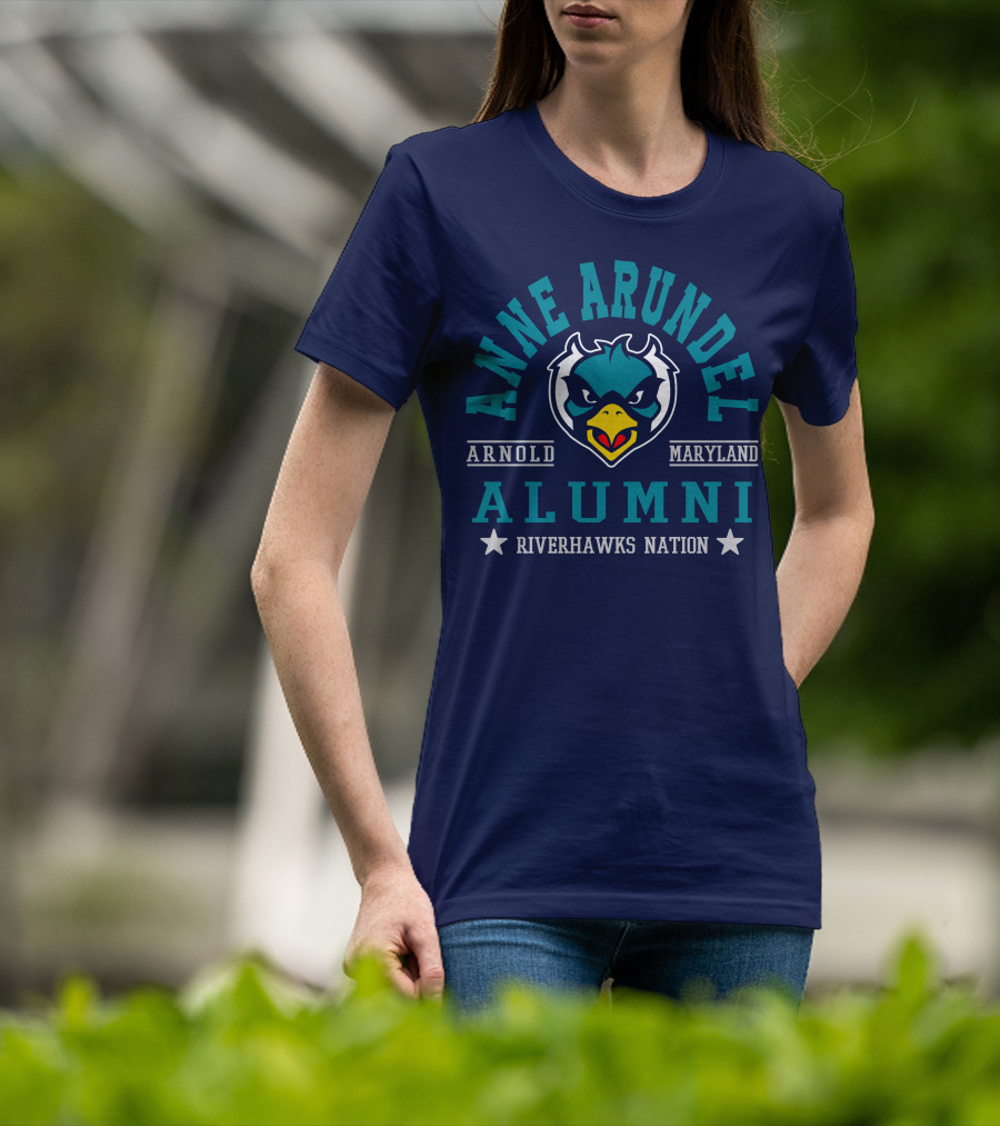 Anne Arundel Alumni Arnold Maryland Riverhawks Nation T-Shirt
