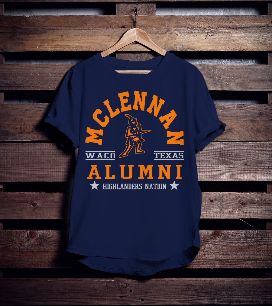 Mclennan Waco Texas Alumni Highlanders Nation T-Shirt