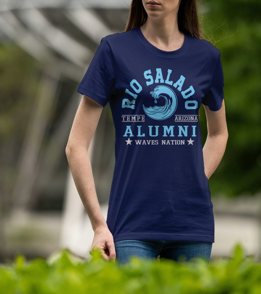 Rio Salado College Tempe Arizona Alumni Waves Nation T-Shirt